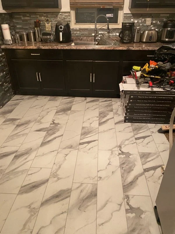 Tile Flooring Project